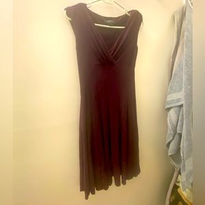 Midi violet cocktail dress